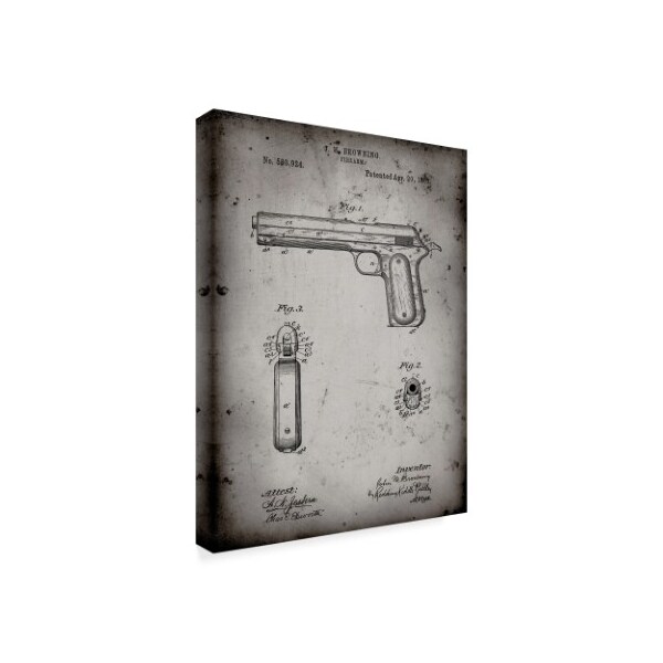 Cole Borders 'Colt Automatic Pistol OF' Canvas Art,18x24